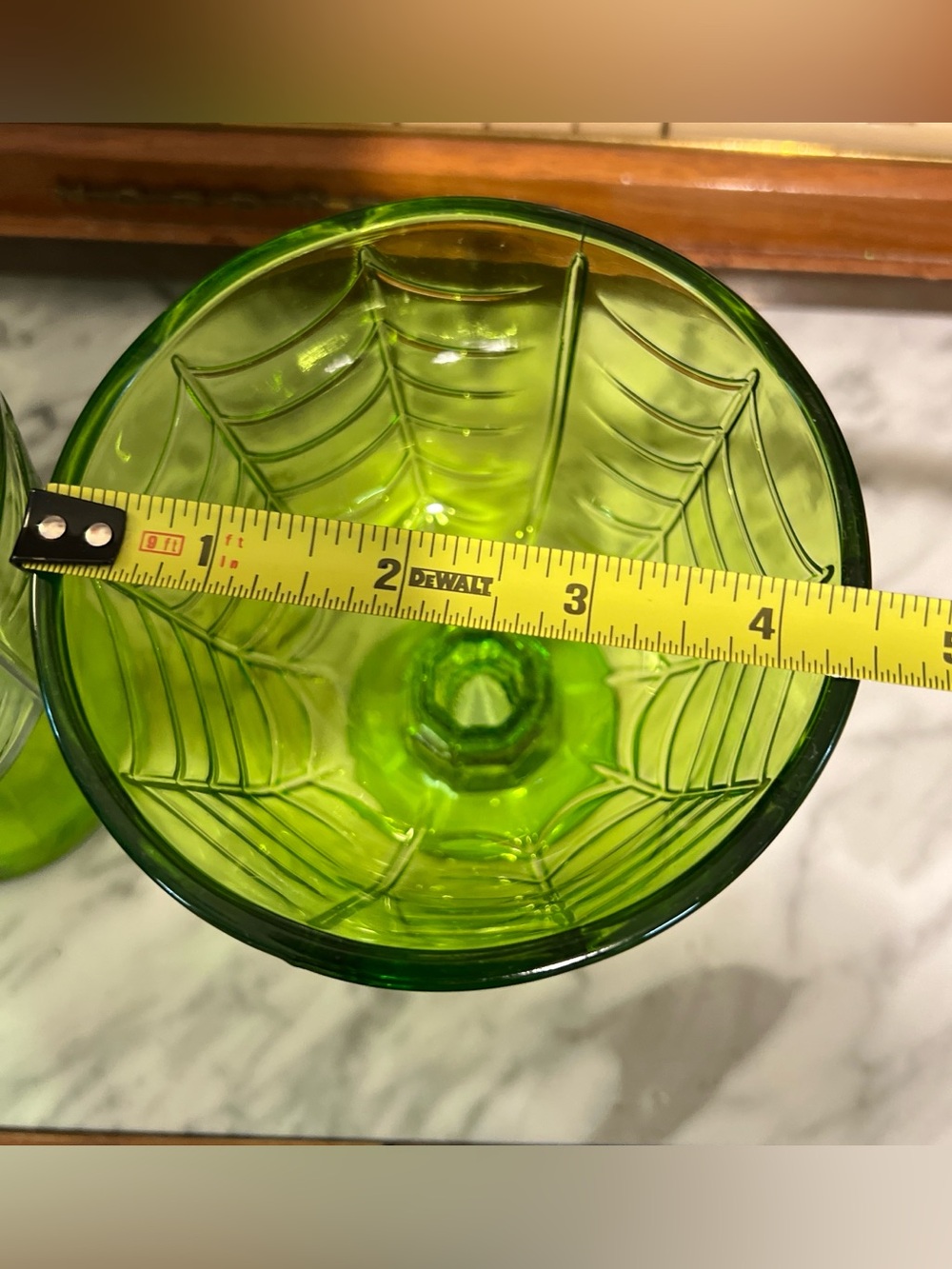 ✨NEW💚Target Bullseye Playground 2026 Halloween Green Glass Goblet Stemware Set🥂 - Picture 8 of 8